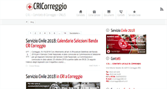 Desktop Screenshot of cricorreggio.it