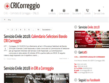 Tablet Screenshot of cricorreggio.it